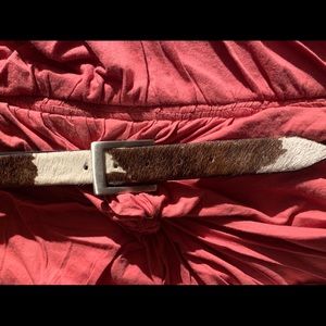 Vintage Cow Hide Belt